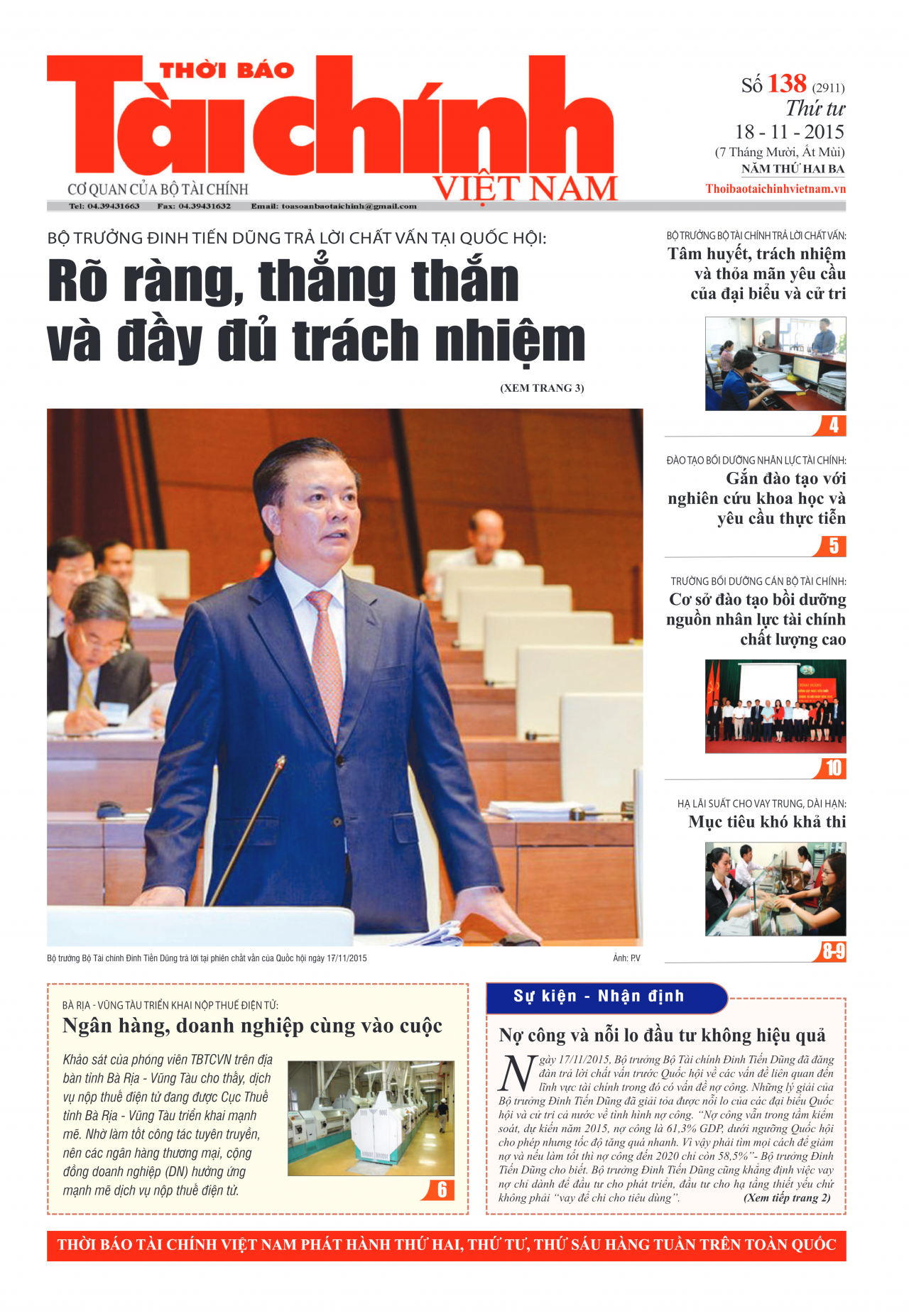 Số 138 (18-11-2015)
