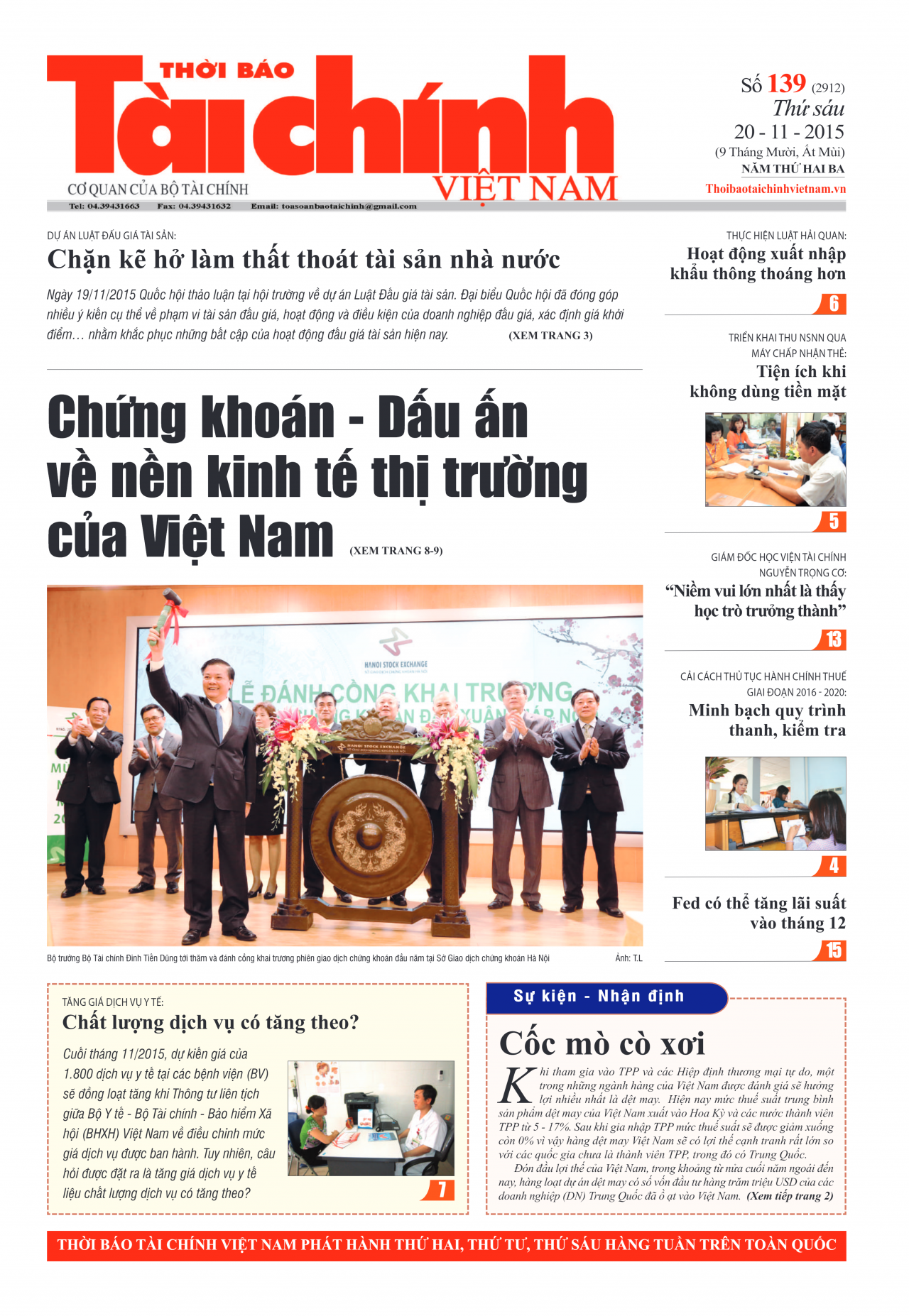 Số 139 (20-11-2015)