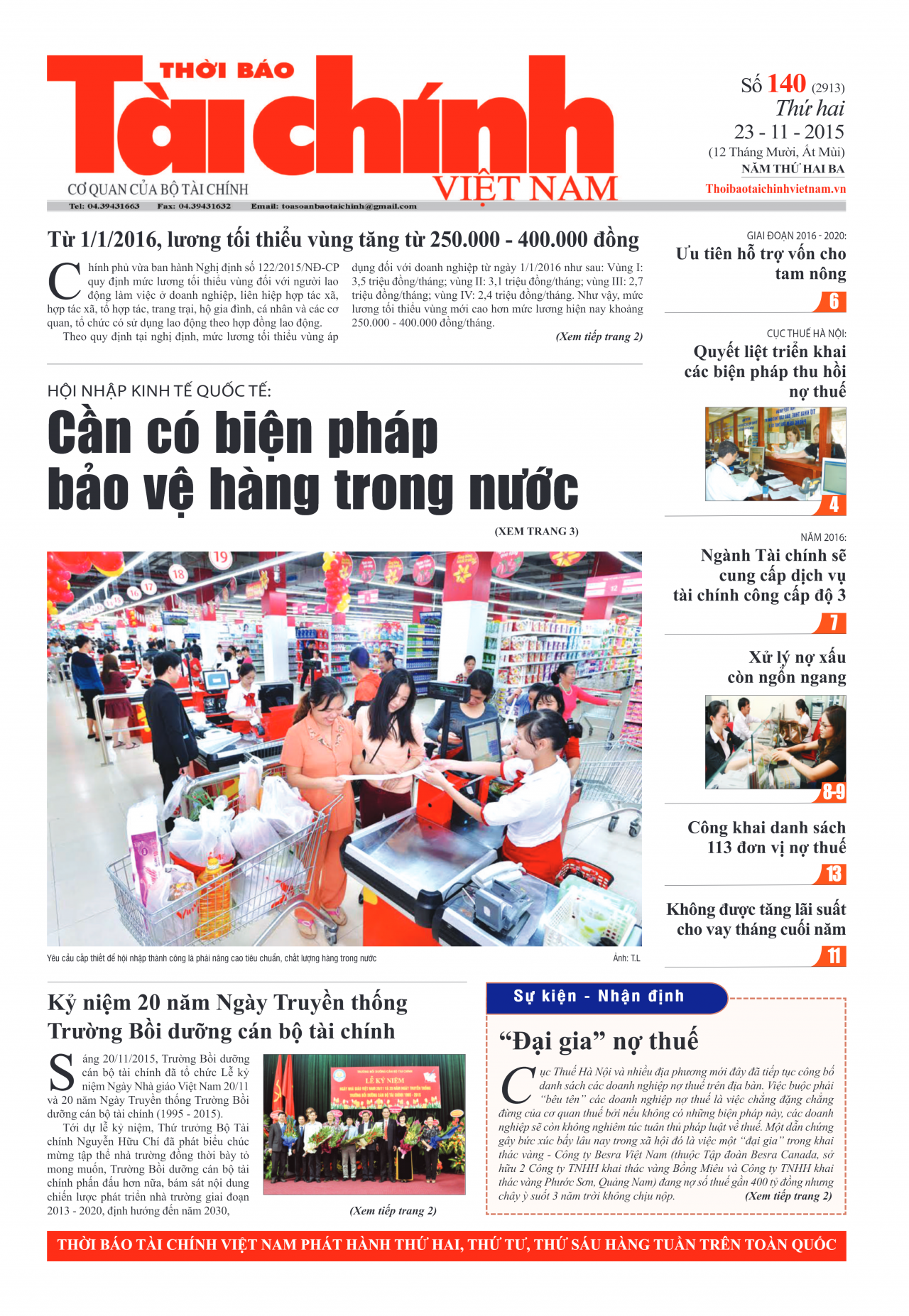 Số 140 (23-11-2015)