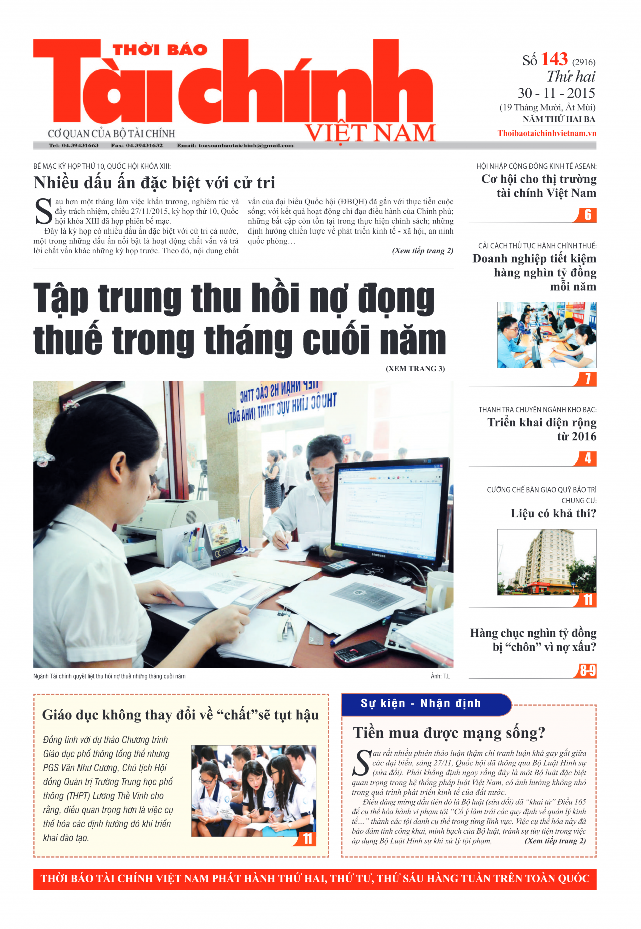 Số 143 (30-11-2015)