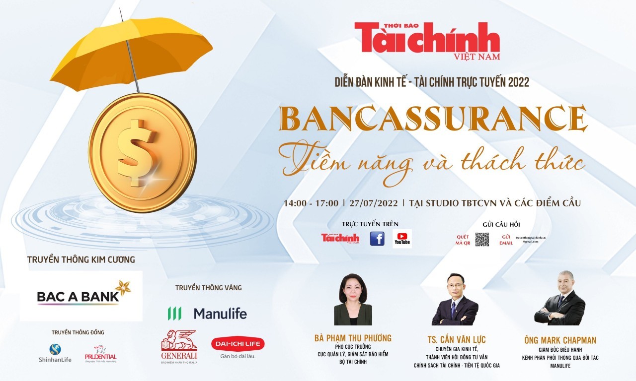 Trực tuyến: Diễn đàn "Bancassurance - Tiềm năng và thách thức"