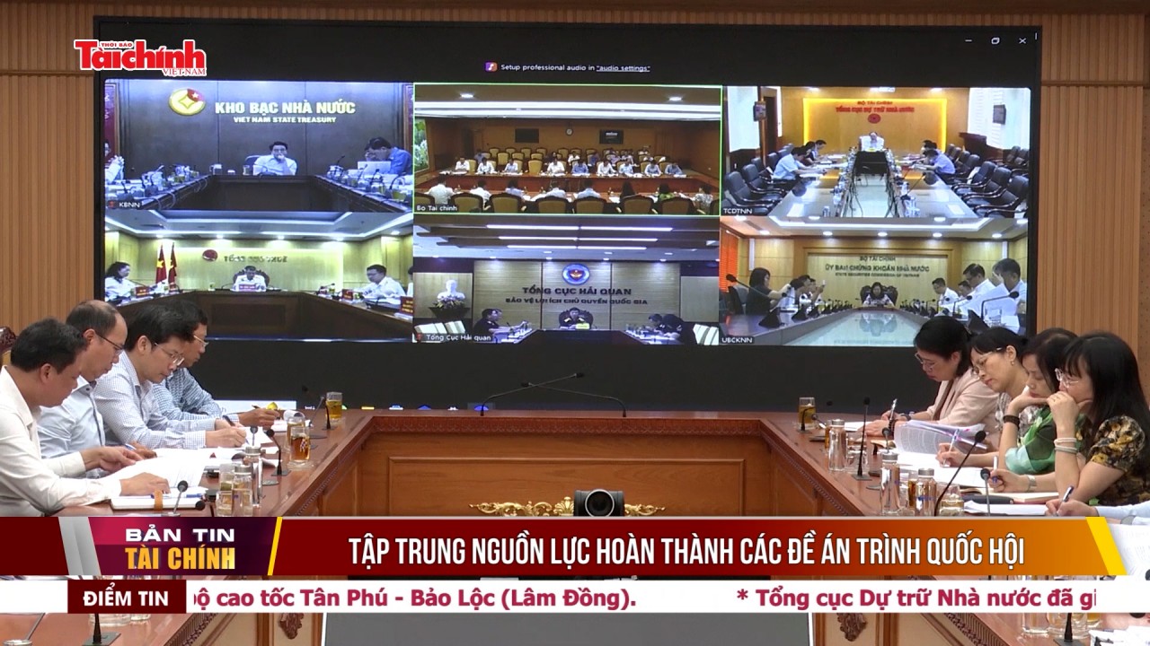 Tập trung nguồn lực hoàn thành các đề án trình Quốc hội