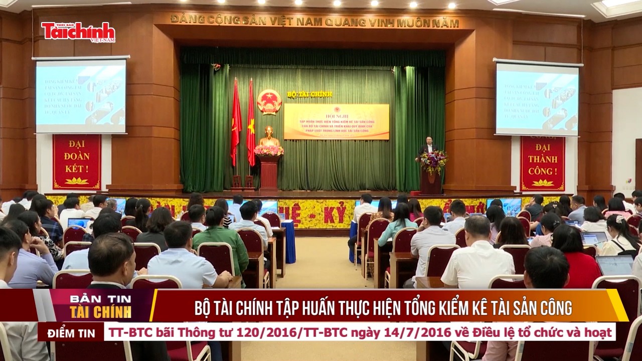 Bộ Tài chính tập huấn thực hiện tổng kiểm kê tài sản công