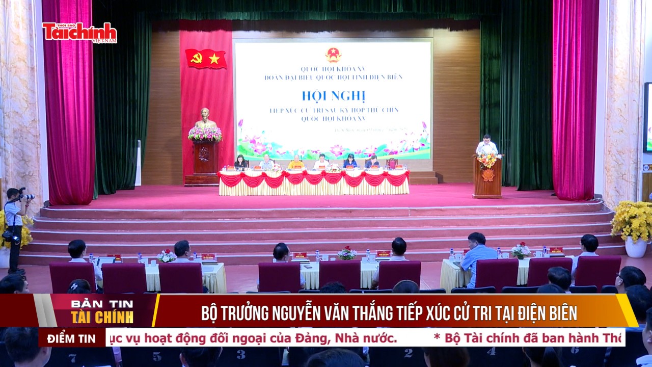 Bộ trưởng Nguyễn Văn Thắng tiếp xúc cử trị tại Điện Biên