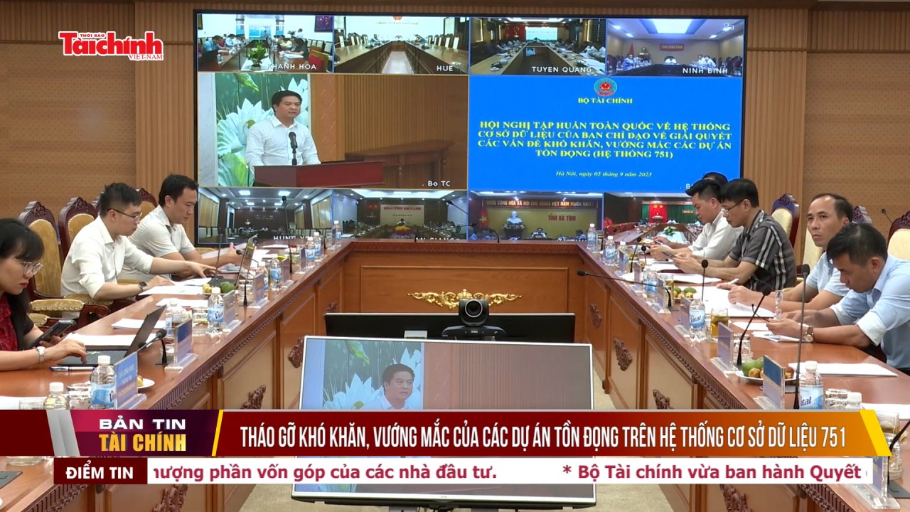 Tháo gỡ khó khăn, vướng mắc của các dự án tồn đọng trên Hệ thống cơ sở dữ liệu 751