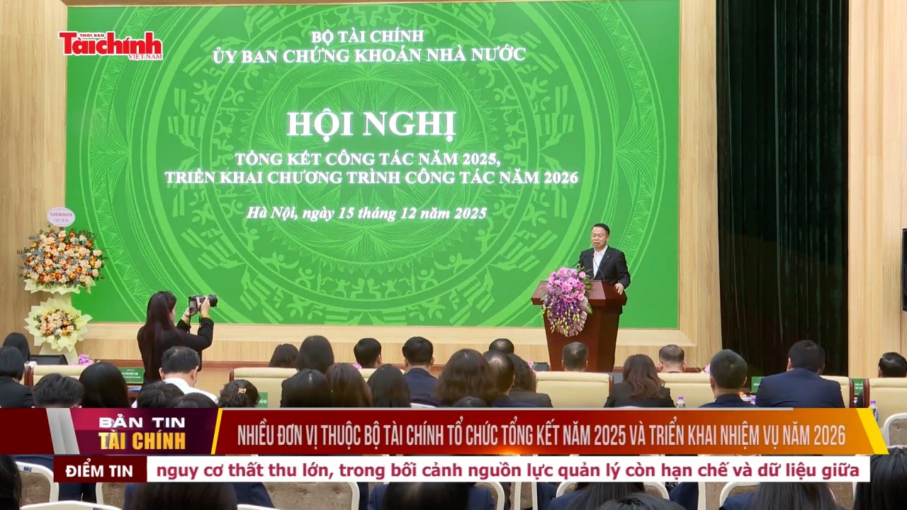 Nhiều đơn vị thuộc Bộ Tài chính tổ chức tổng kết năm 2025 và triển khai nhiệm vụ năm 2026
