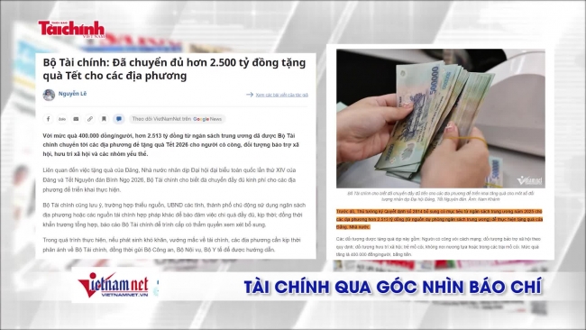 Tài chính qua góc nhìn báo chí tuần từ 29/12 - 31/12/2025