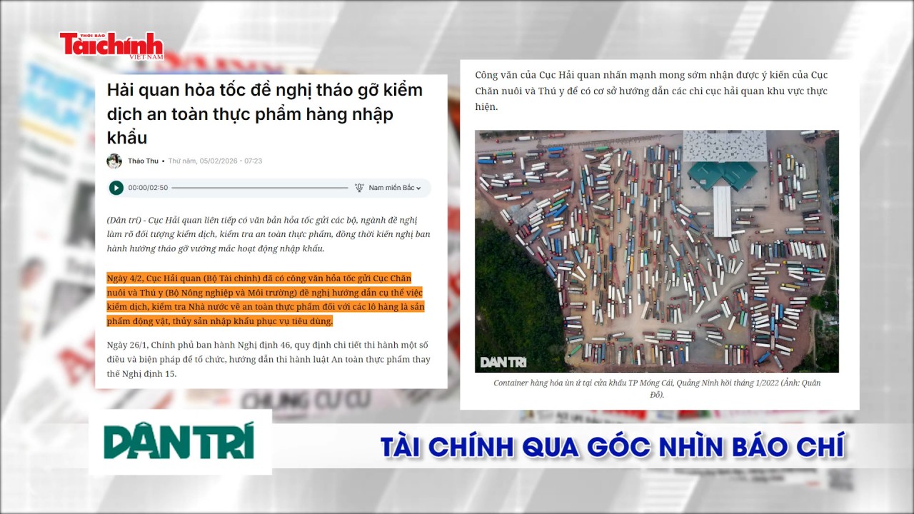 Tài chính qua góc nhìn báo chí tuần từ 2/2 - 8/2/2026