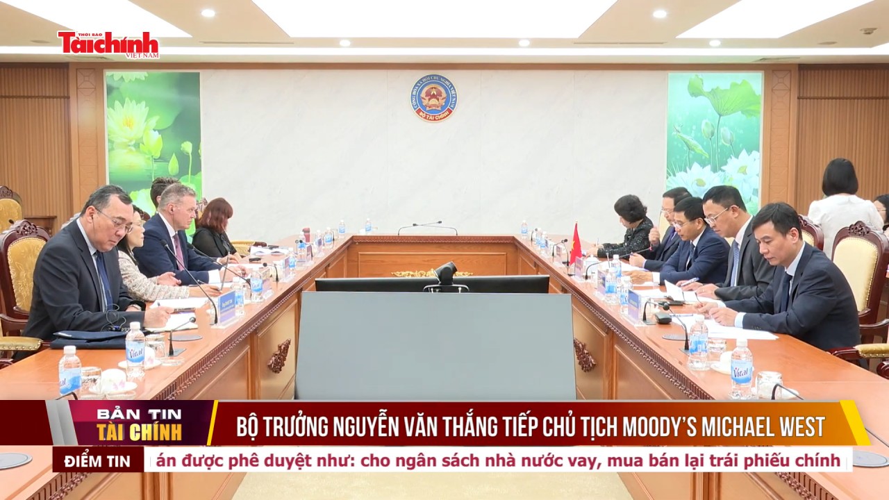 Bộ trưởng Nguyễn Văn Thắng tiếp Chủ tịch Moody’s Michael West