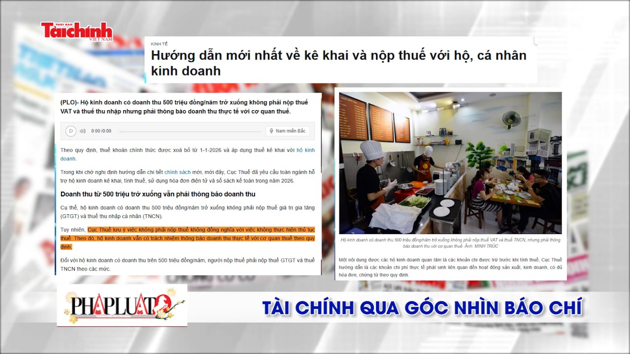 Tài chính qua góc nhìn báo chí tuần từ 23/2 - 28/2/2026