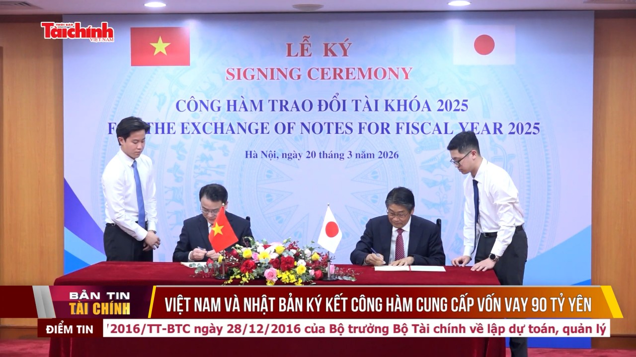 Việt Nam và Nhật Bản ký kết công hàm cung cấp vốn vay 90 tỷ Yên