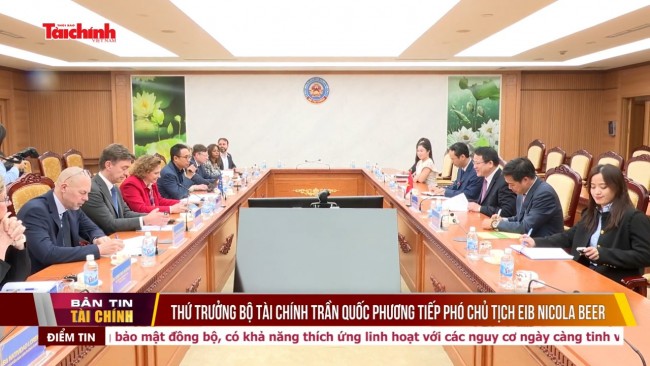 Thứ trưởng Bộ Tài chính Trần Quốc Phương tiếp Phó Chủ tịch EIB Nicola Beer