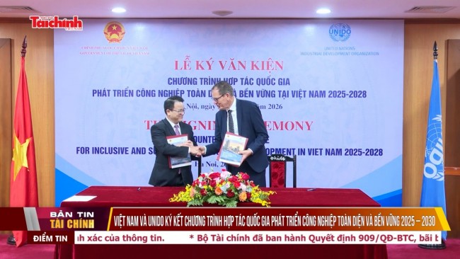 Việt Nam và UNIDO ký kết Chương trình Hợp tác Quốc gia phát triển công nghiệp toàn diện và bền vững 2025 – 2030