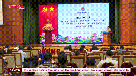 bo tai chinh tap huan cong tac bao ve bi mat nha nuoc an ninh mang va bao ve du lieu ca nhan