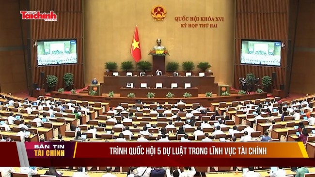 Trình Quốc hội 5 dự án luật về tài chính, đầu tư