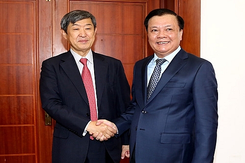 Bộ trưởng Đinh Tiến Dũng tiếp Chủ tịch JICA