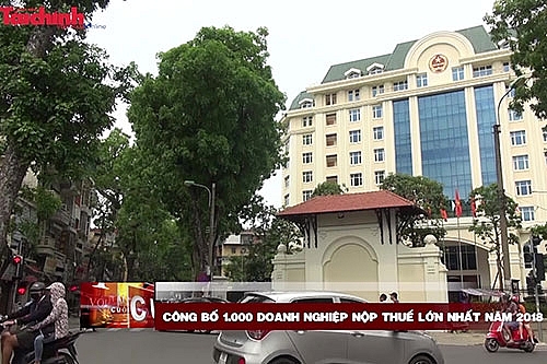 cong bo 1000 doanh nghiep nop thue lon nhat nam 2018